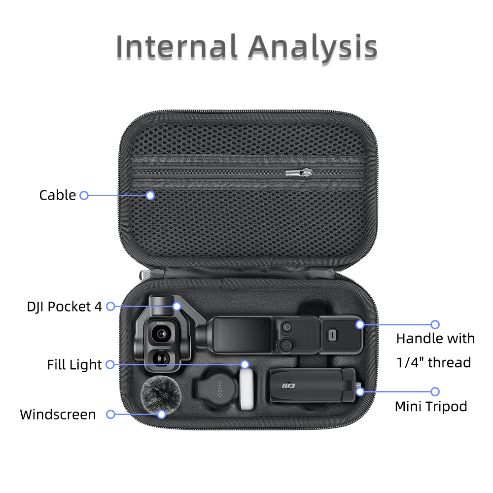 Shoulder Bag Portable Case Tri - Drone Gimbal Case recension och pris
