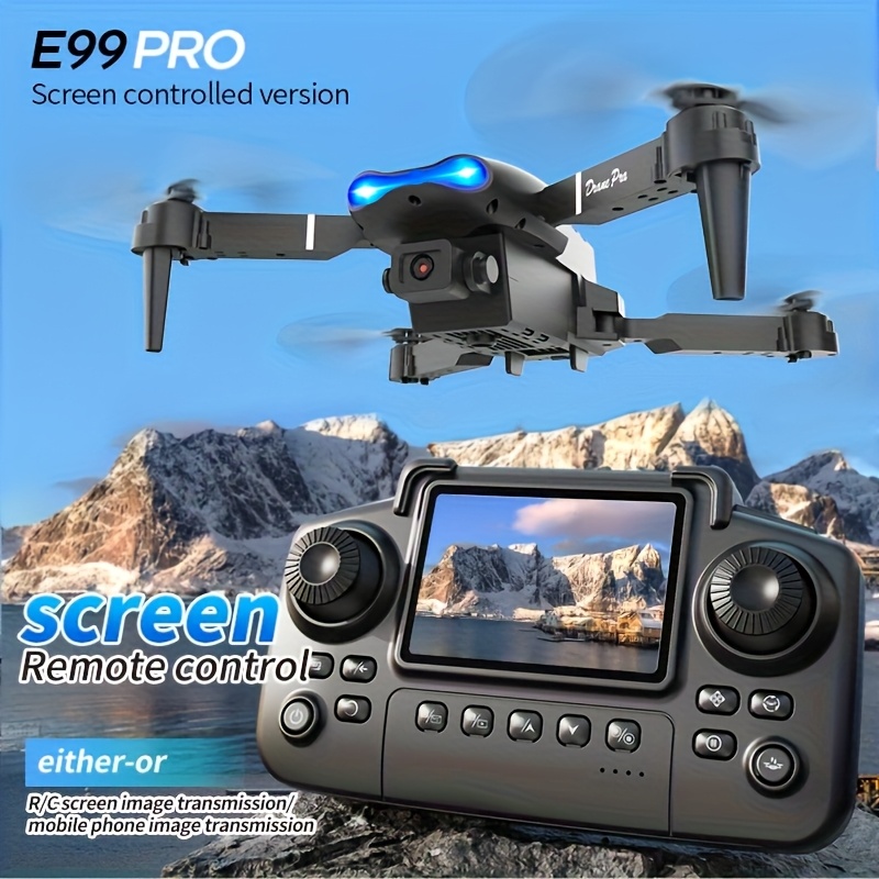 E99 PRO MAX Foldable Drone wit - Drone Gimbal Brushless recension och pris
