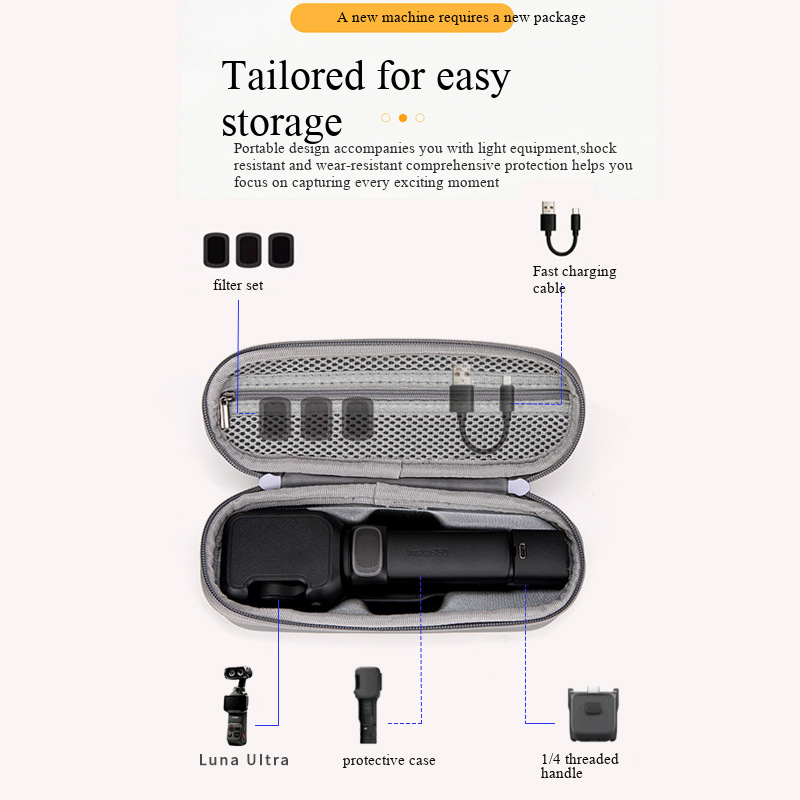 Storage bag For Insta360 Luna  - Drone Gimbal Case recension och pris