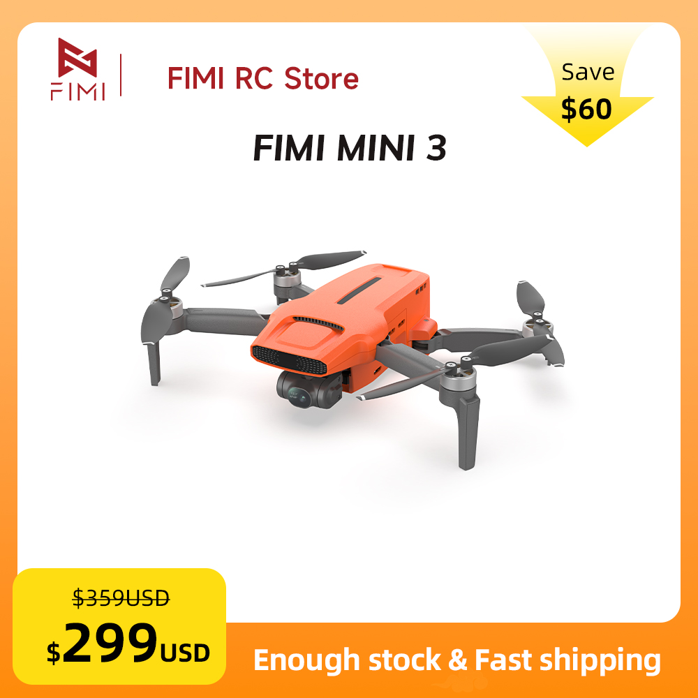 FIMI MINI 3 Camere Drone 4K 60 - Drone Gimbal Brushless recension och pris