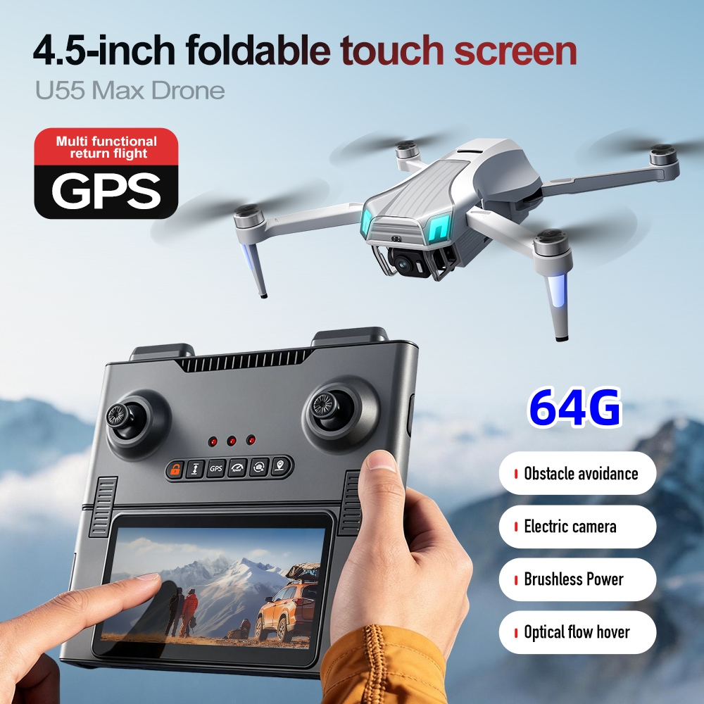 NCZOBOE U55 RC Drone HD Dual C - Drone Gimbal 2 Axis recension och pris