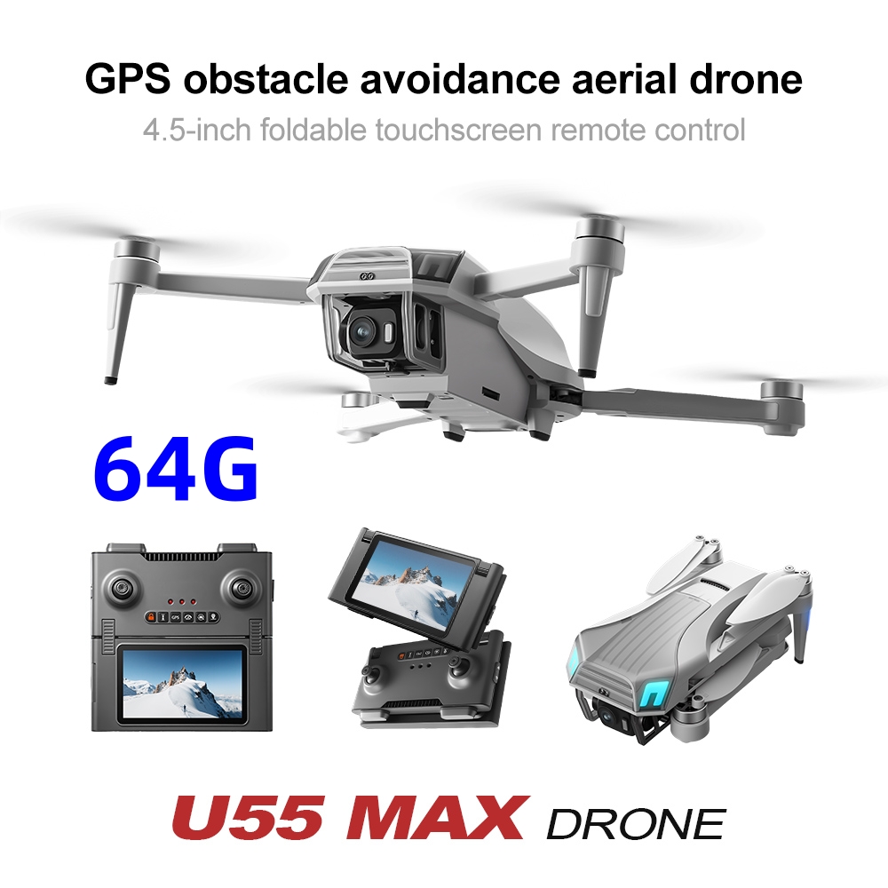 NCZOBOE U55 RC Drone HD Dual C - Drone Gimbal 2 Axis recension och pris